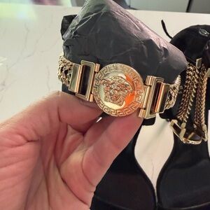 Versace Madusa Heels - worn once